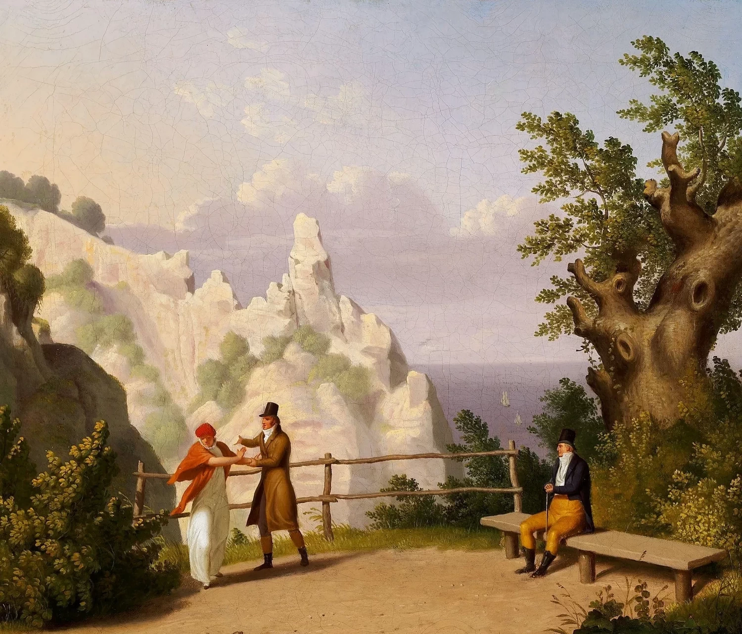 Veduta di Mons - Klint, e, Sommerspiret, 1809
